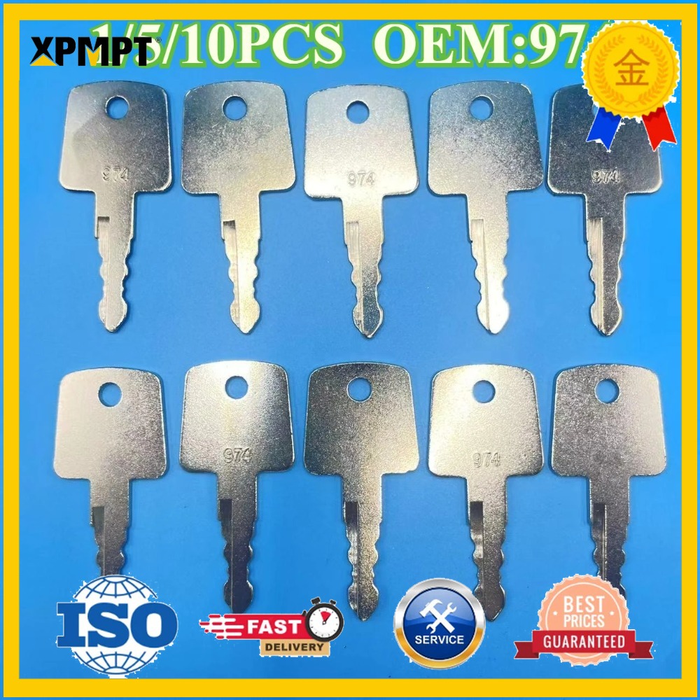 Heavy Equipment Keys - 1/5/10 шт. ключей зажигания 974 Sakai