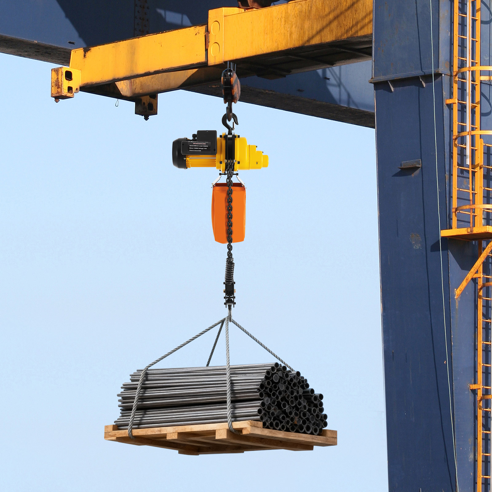 Электрическая цепная таль 110В – обзор и цена Electric Chain Hoist