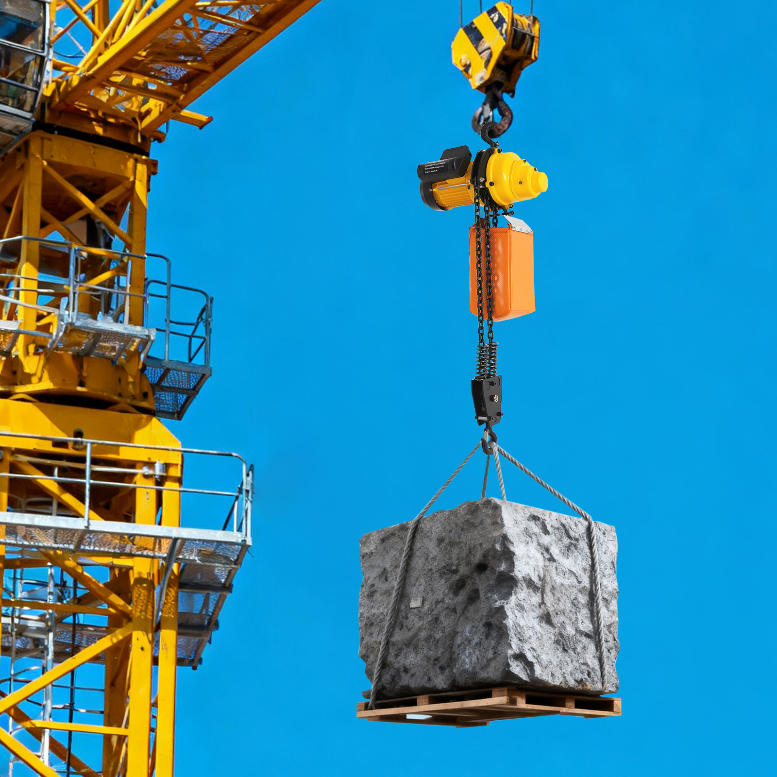 Электрическая цепная таль 110В – обзор и цена Electric Chain Hoist