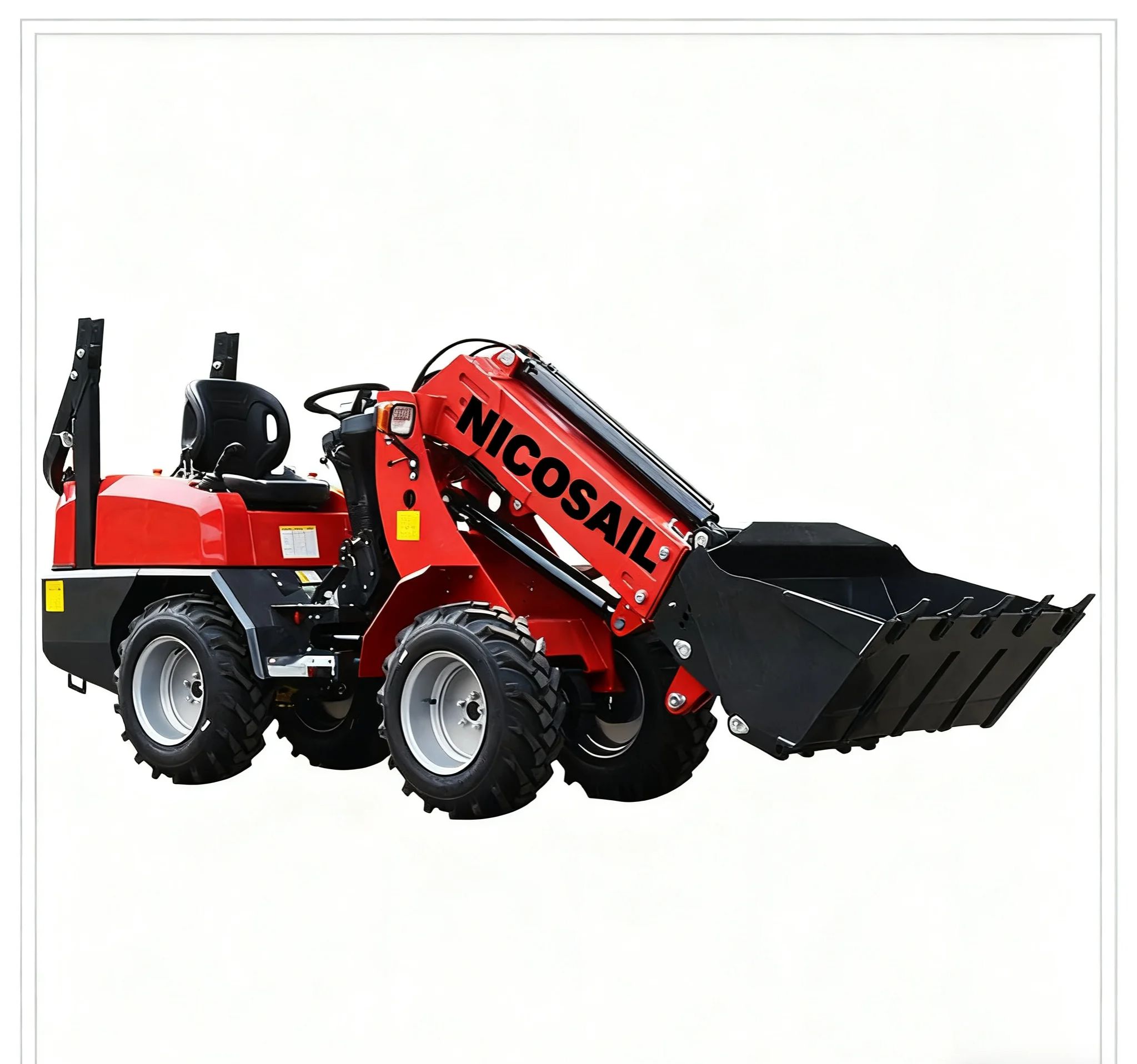 Китайский компактный фронтальн – обзор и цена Skid Steer Loader